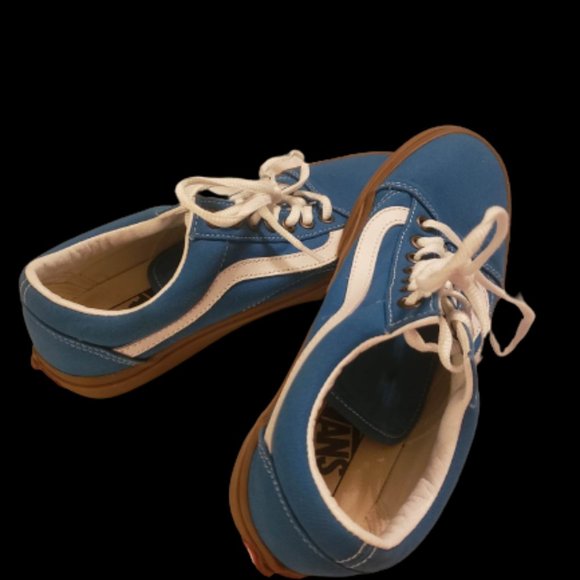 Vans Old Skool Mediterranean Blue with Gum Sole - Picture 2 of 8
